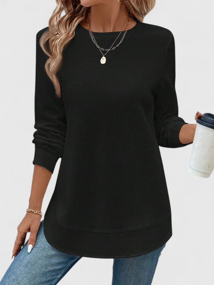 Annie | Elegant O-Neck Long Sleeve