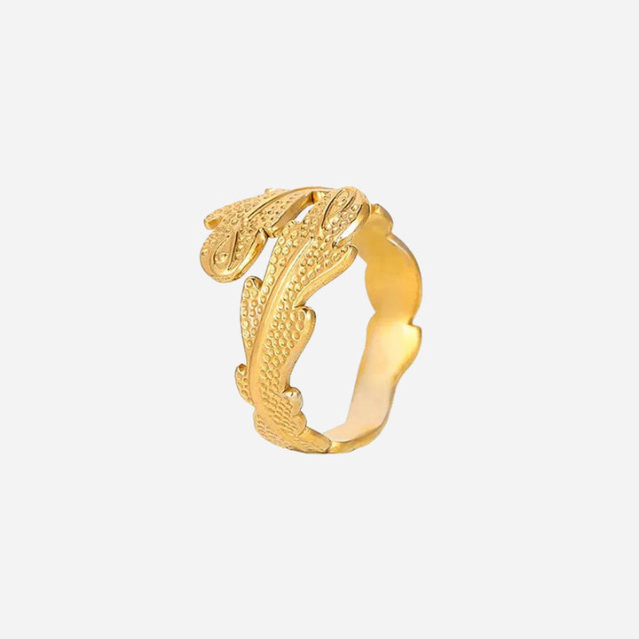 Clara | Coral Ring 18K Gold