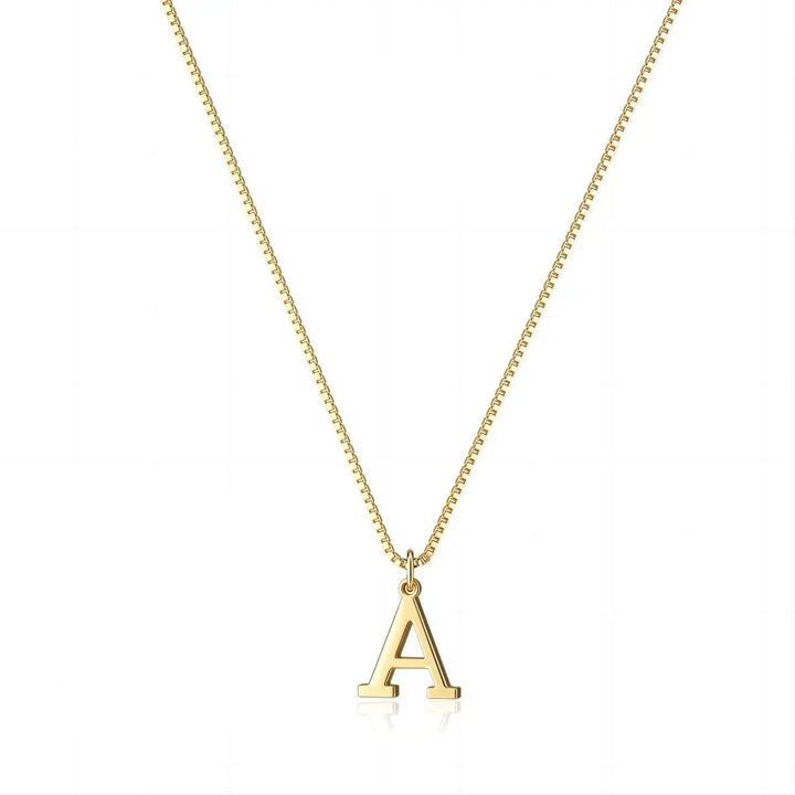 Clara | Initials Necklace in 18K Gold