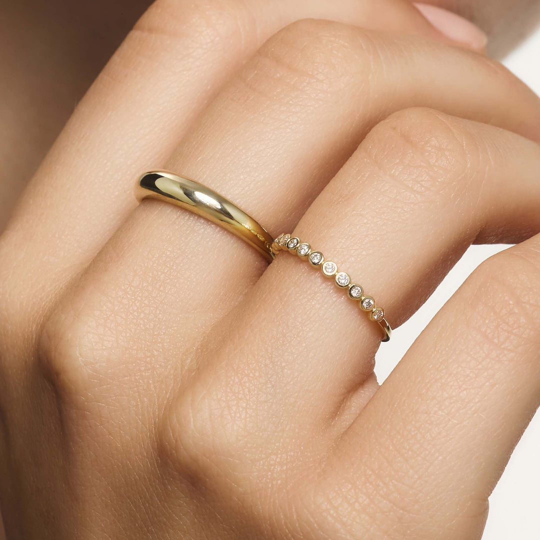 Clara | Midi Ring 18k Gold