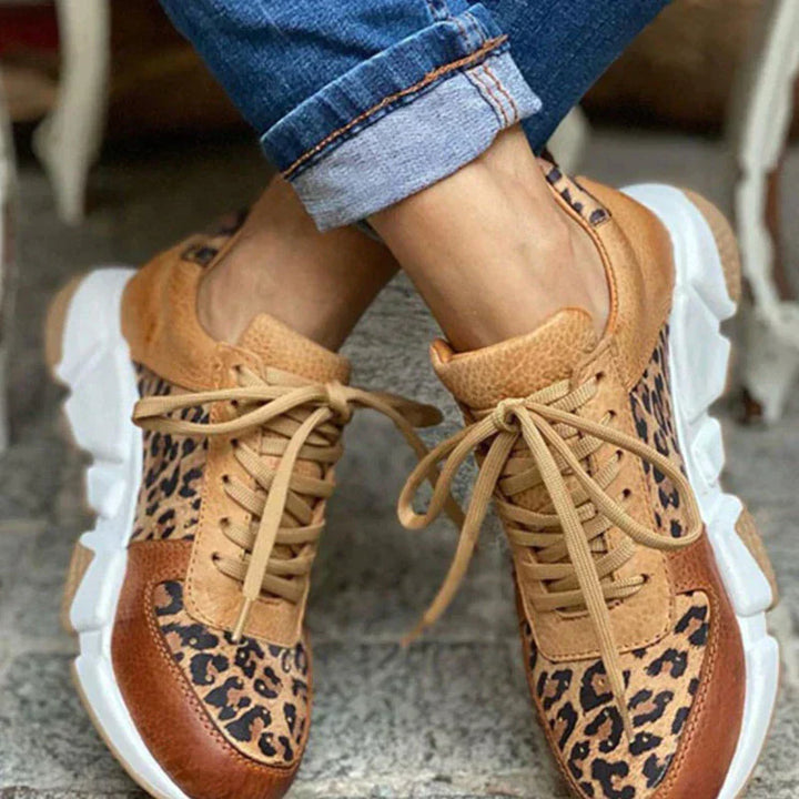 Annie | Comfortable Leopard Sneakers.