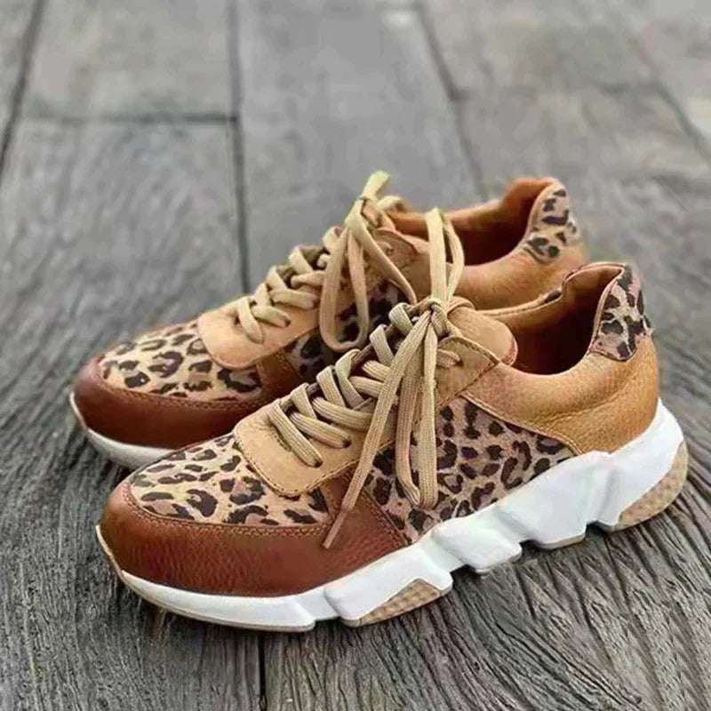 Annie | Comfortable Leopard Sneakers.