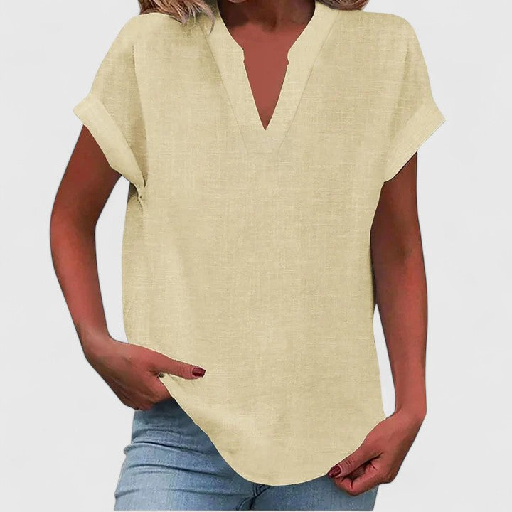 Annie | Comfortable V-Neck Blouse