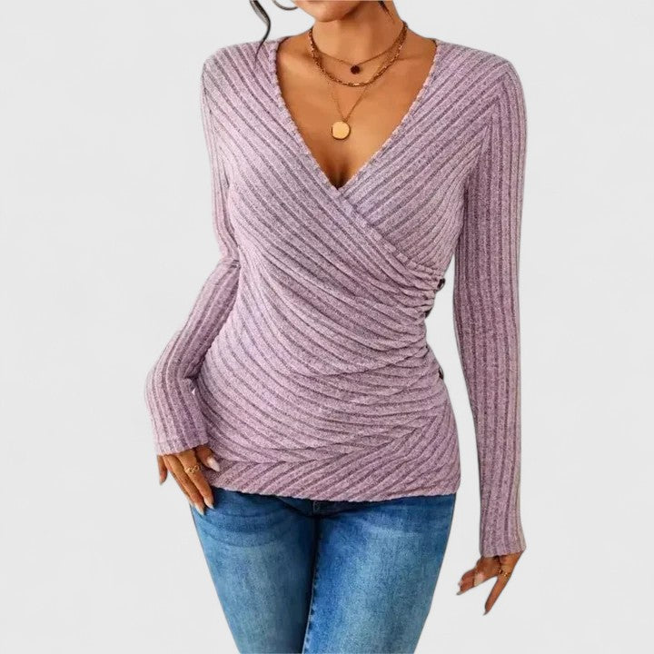 Annie | Elegant Tucking Top