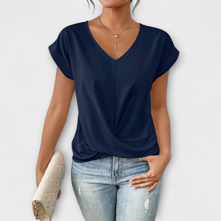 Annie | Elegant V-neck Top