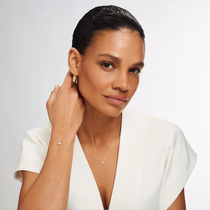 Clara | Bracelet with Moissanite Stones in 14k Gold