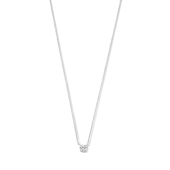 Clara | Moissanite Stone Necklace 14k Gold