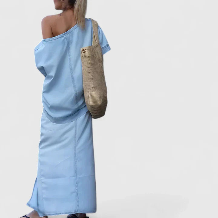 Averlynn | Maxi Skirt Set